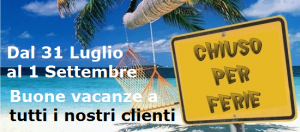 chiuso per ferie