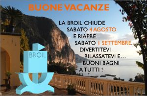 Buone Vacanze 2018 Broil S.r.l.